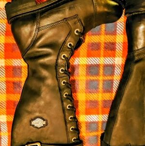Harley-Davidson® Women's Savannah Black Leather 14-Inch Motorcycle Boots D81489